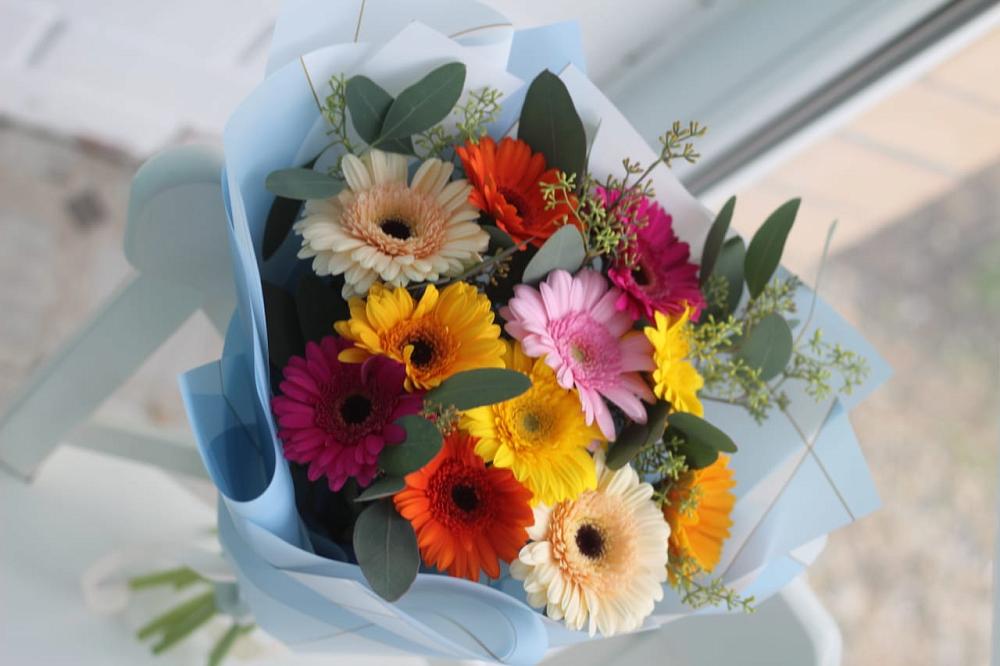 Букет цветов из: Герберы в Атаманской