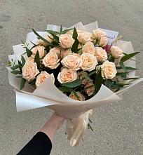 Букет Кремовые розы Латте в Атаманской
