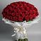 Букет 101 Красная роза Блэк Мэджик в Атаманской