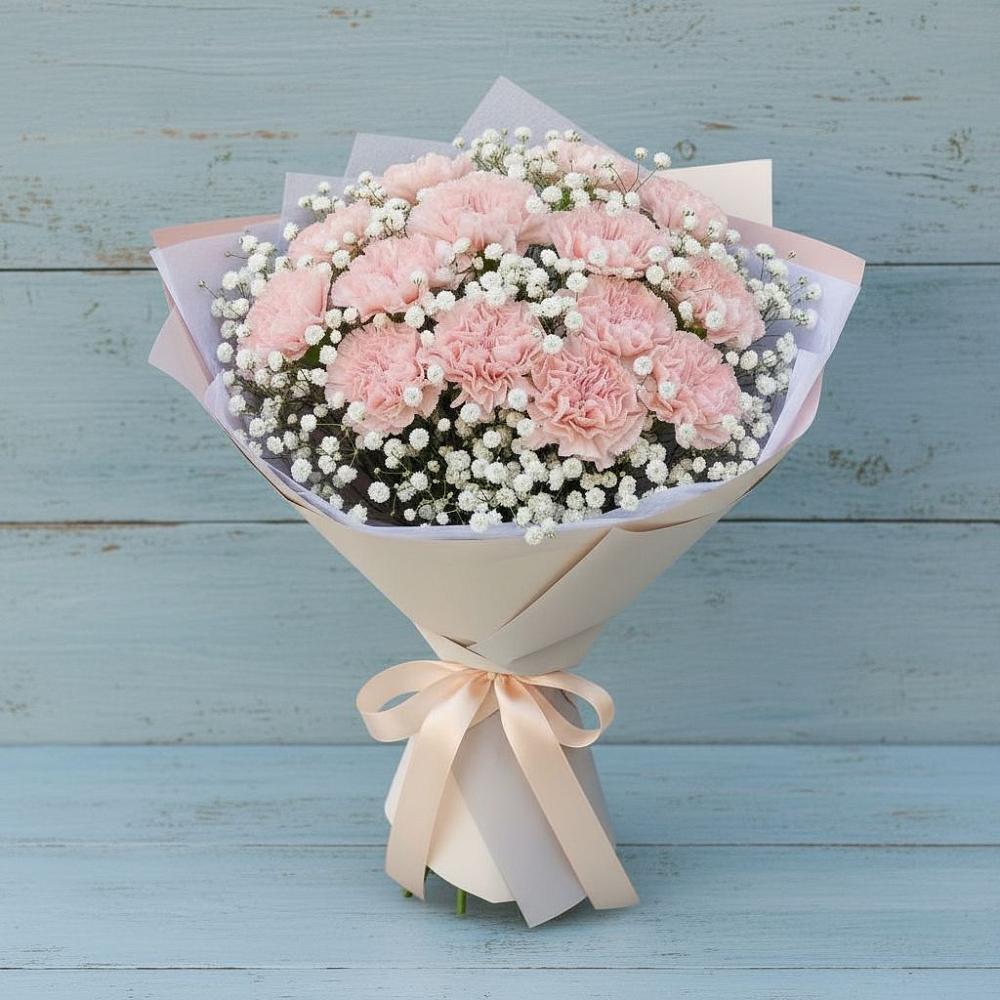 Букет цветов из: Гвоздики в Атаманской