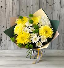 Букет цветов из:  Хризантемы в Атаманской