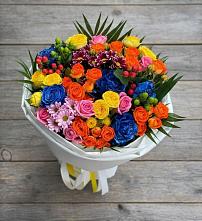 Букет цветов из:  Розы и Хризантемы в Атаманской