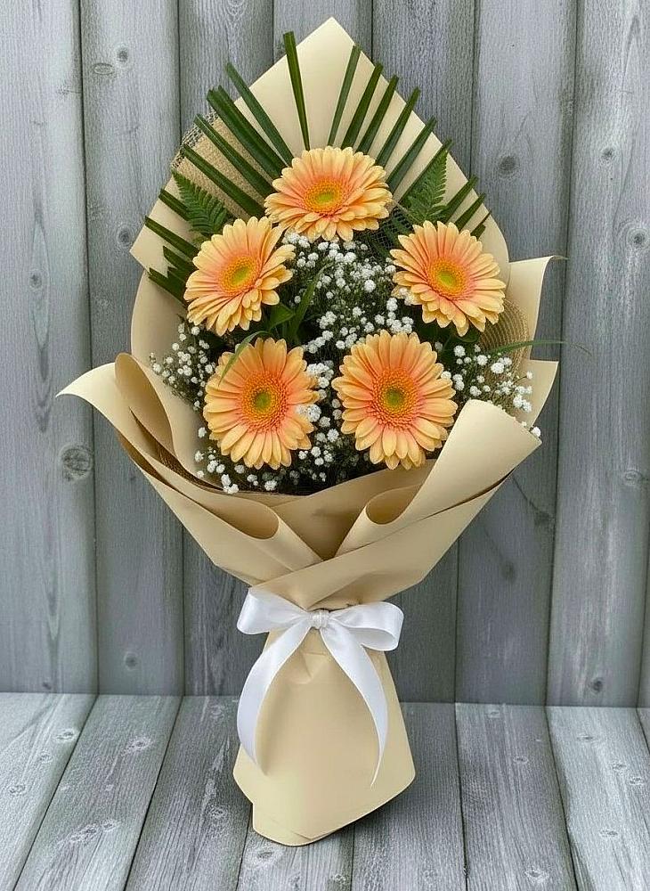 Букет цветов из: Герберы в Атаманской
