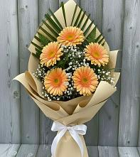 Букет цветов из:  Герберы в Атаманской