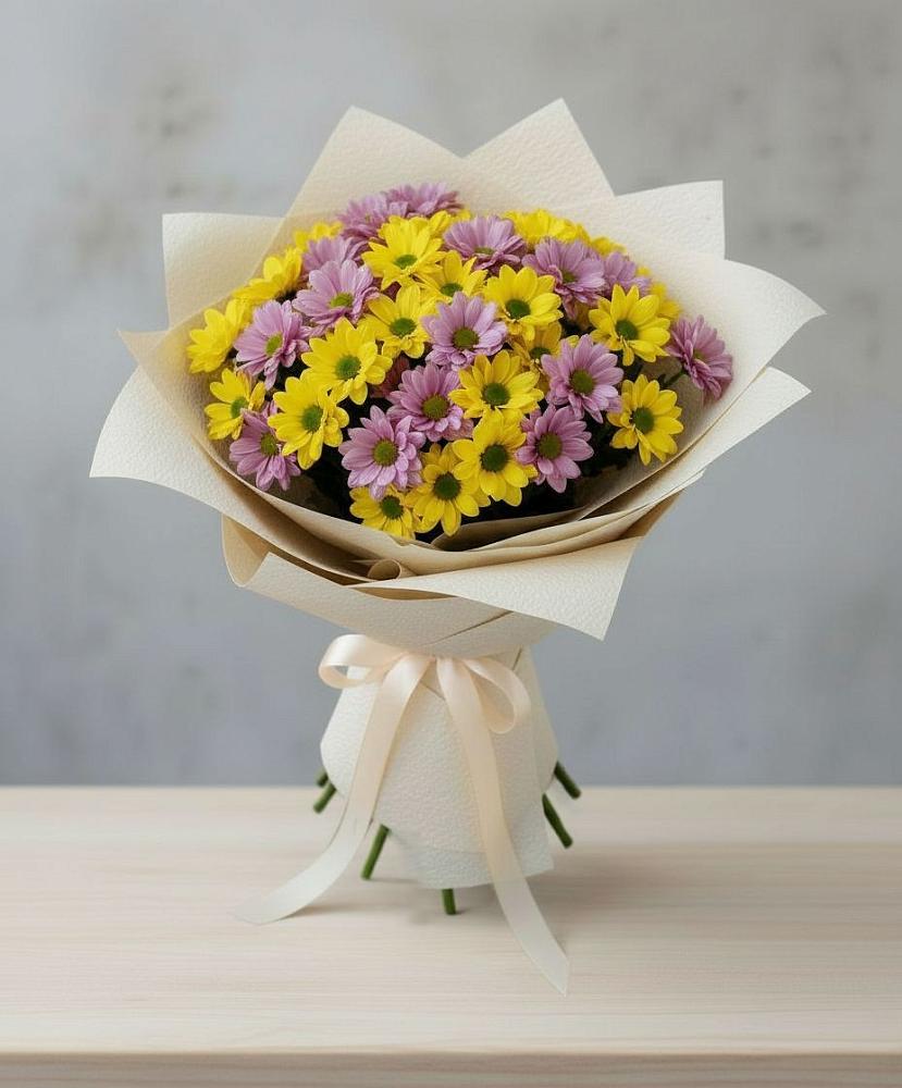 Букет цветов из: Хризантемы в Атаманской